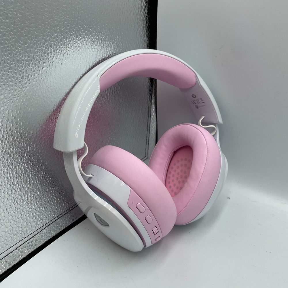 Gtheos Captain 300 Wireless Gaming Headset Pink White USB Over-Ear for PS5 & PS4 - Picture 2 of 9